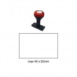 Hand Stamp MS4062R , 40x62mm